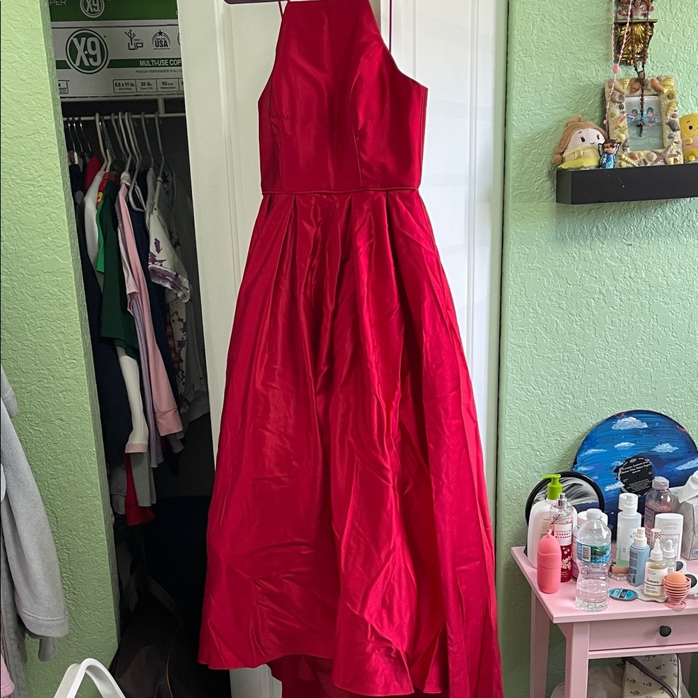 Adam Vibrant Red Dress
